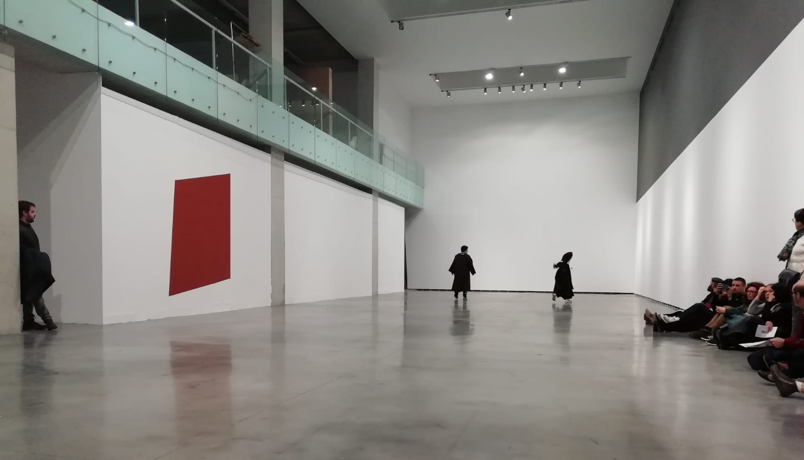 Peregrinaje en Centro Huarte, Navarra. Como muestra final de la residencia OB-SKENA 2018.